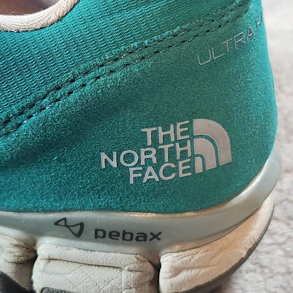 The North Face Shoes Womens 10 Blue Green Ultra Kilowatt Trainer Sneaker C570